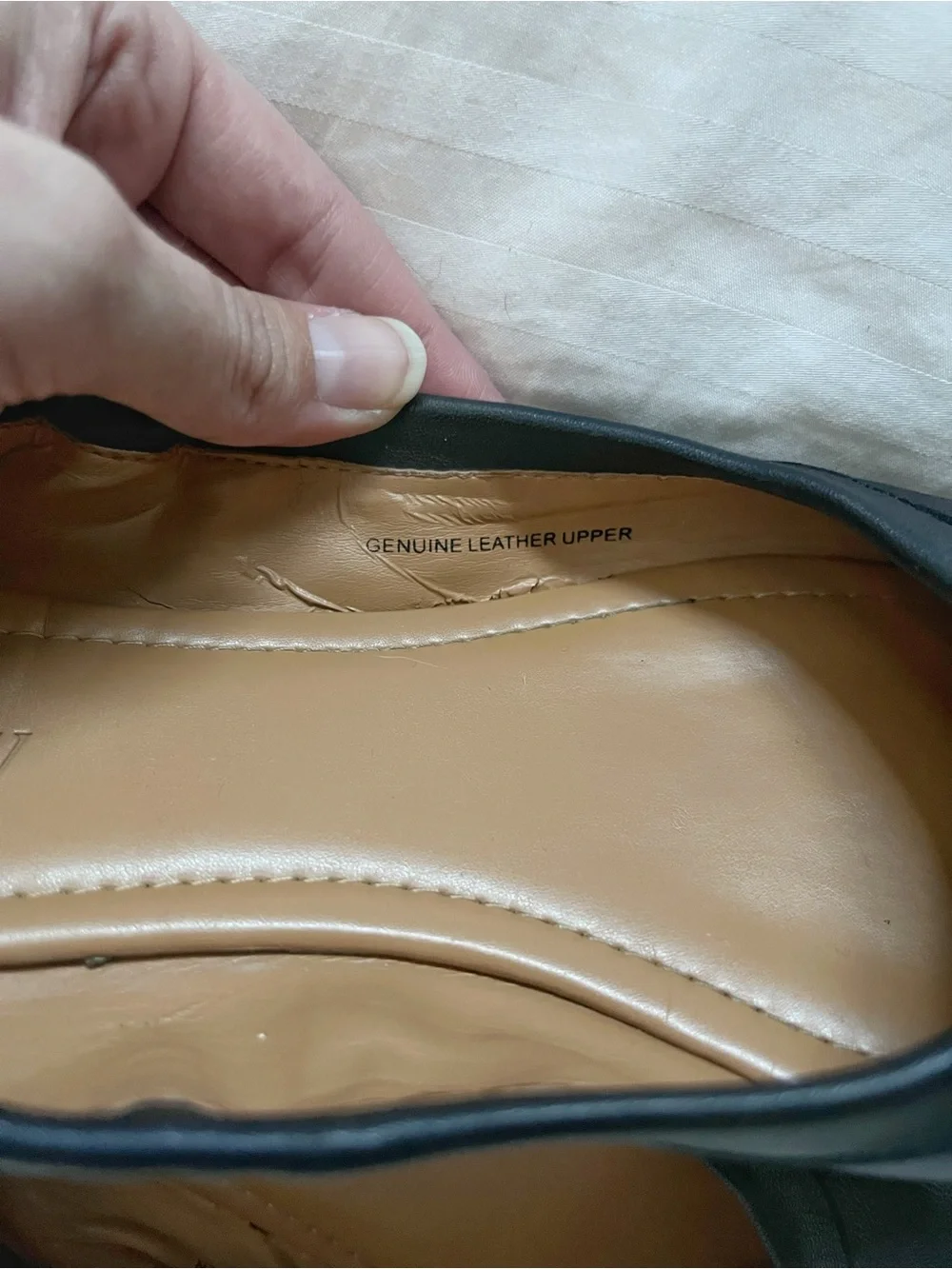 J. Crew | Lizzie Leather Round Toe Ballet Flats | Black, Size 6.5